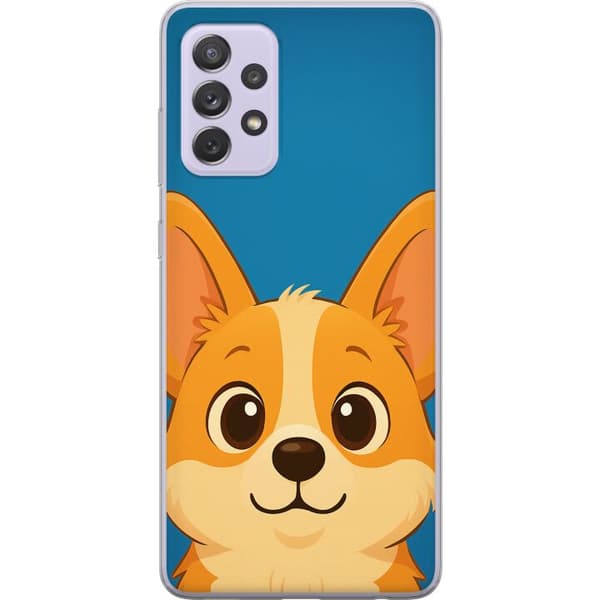 Samsung Galaxy A52s 5G Gennemsigtig cover Hello Corgi