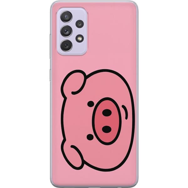 Samsung Galaxy A52s 5G Gennemsigtig cover Kawaii Piggy