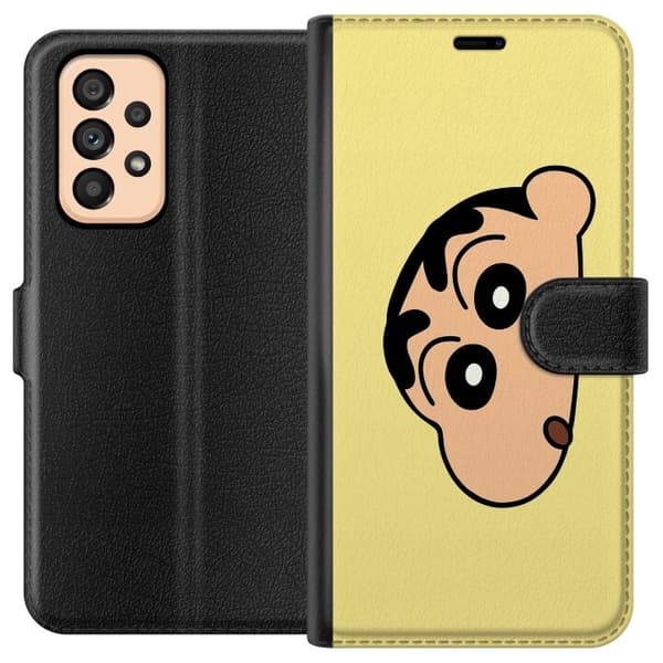 Samsung Galaxy A53 5G Tegnebogsetui Peeking Shinchan