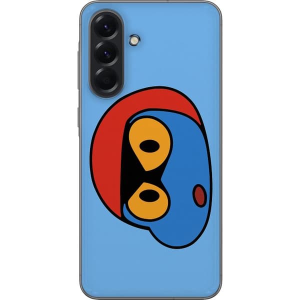 Samsung Galaxy A56 Läpinäkyvä kuori Bold Bot Head