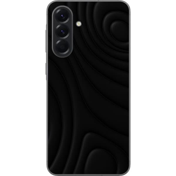Samsung Galaxy A56 Gennemsigtig cover Sorte Bølger