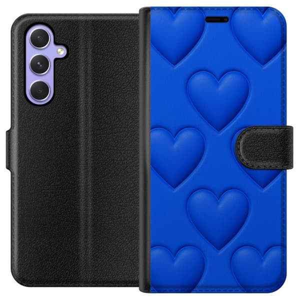Samsung Galaxy A54 Plånboksfodral Blue Hearts