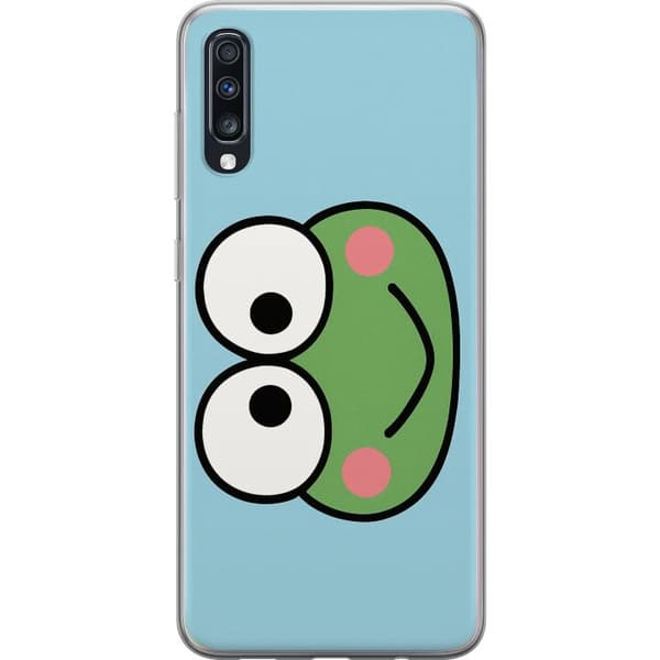 Samsung Galaxy A70 Genomskinligt Skal Keroppi Smile