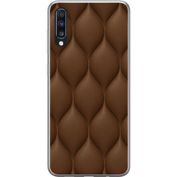 Samsung Galaxy A70 Genomskinligt Skal Cocoa Scales