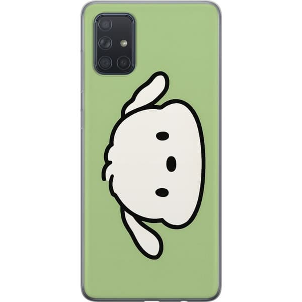 Samsung Galaxy A71 Läpinäkyvä kuori Snoopy Flip