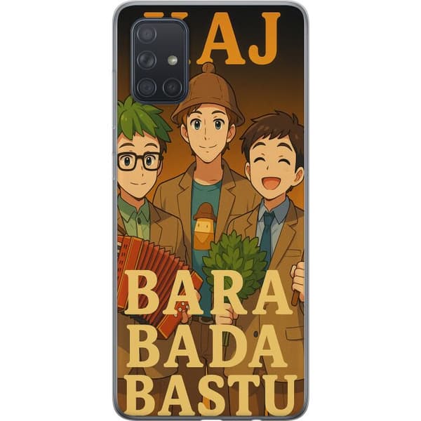 Samsung Galaxy A71 Gennemsigtig cover KAJ Bara kun bader i saunaen