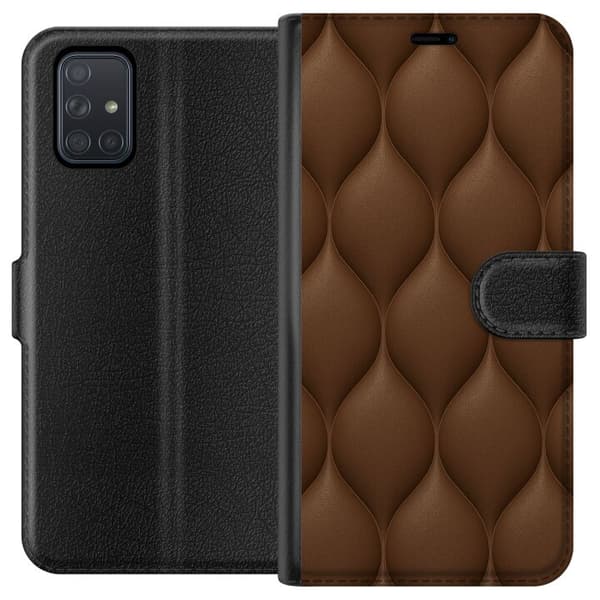 Samsung Galaxy A71 Plånboksfodral Cocoa Scales