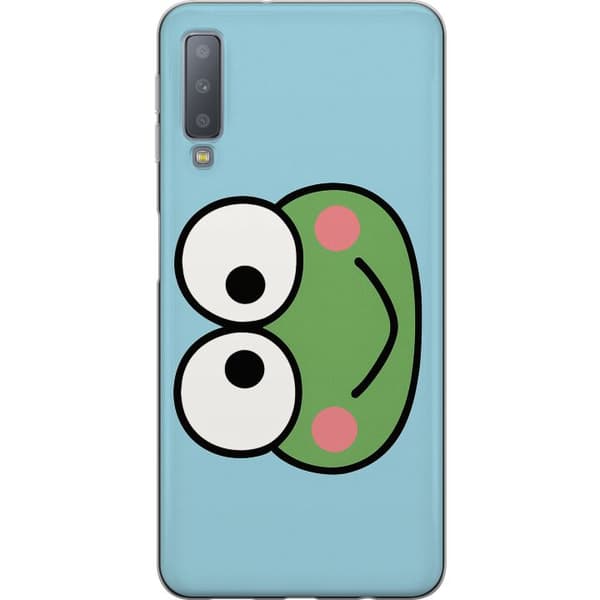Samsung Galaxy A7 (2018) Läpinäkyvä kuori Keroppi Smile