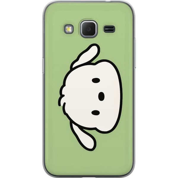 Samsung Galaxy Core Prime Gjennomsiktig deksel Snoopy Flip