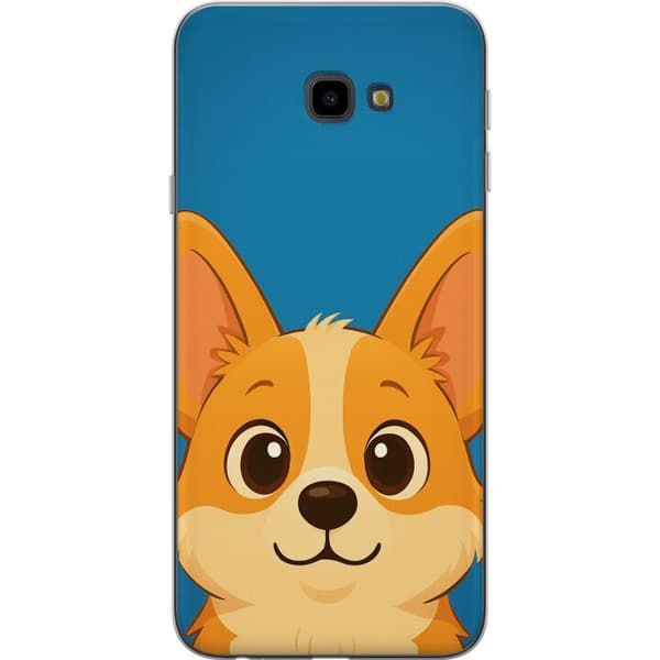 Samsung Galaxy J4+ Gjennomsiktig deksel Hello Corgi