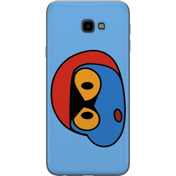 Samsung Galaxy J4+ Gennemsigtig cover Bold Bot Head