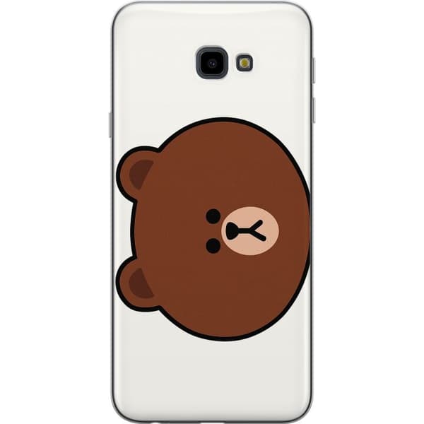 Samsung Galaxy J4+ Gennemsigtig cover Rund Bjørn