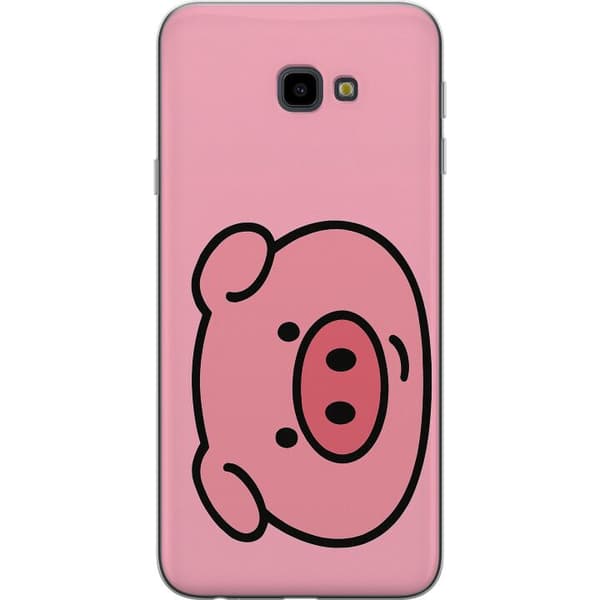 Samsung Galaxy J4+ Gjennomsiktig deksel Kawaii Piggy