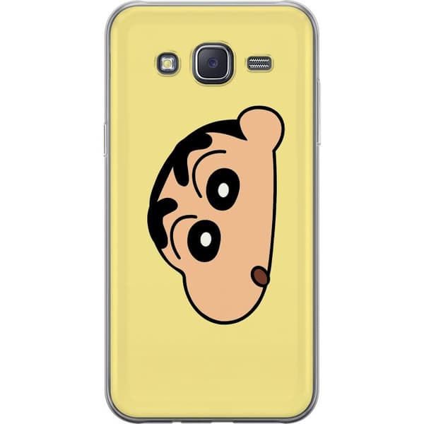 Samsung Galaxy J5 Läpinäkyvä kuori Peeking Shinchan
