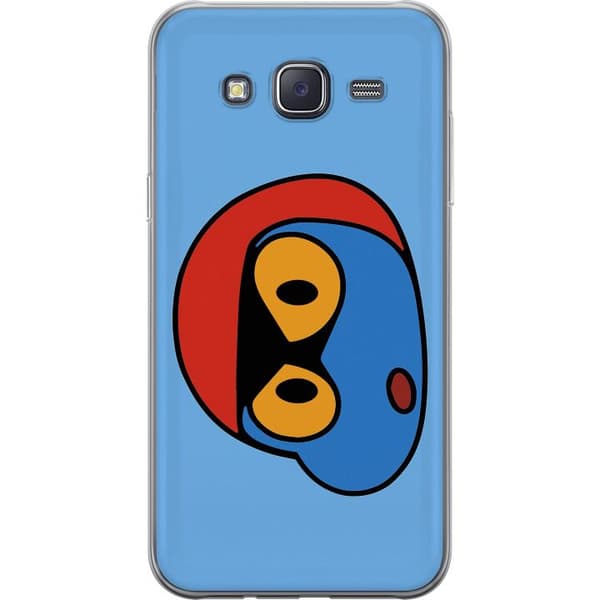 Samsung Galaxy J5 Läpinäkyvä kuori Bold Bot Head