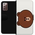 Miniatyrbillede 1 af 3: Samsung Galaxy Note20 Tegnebogsetui line friends brown