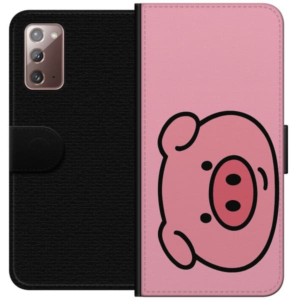 Samsung Galaxy Note20 Lommeboketui Kawaii Piggy