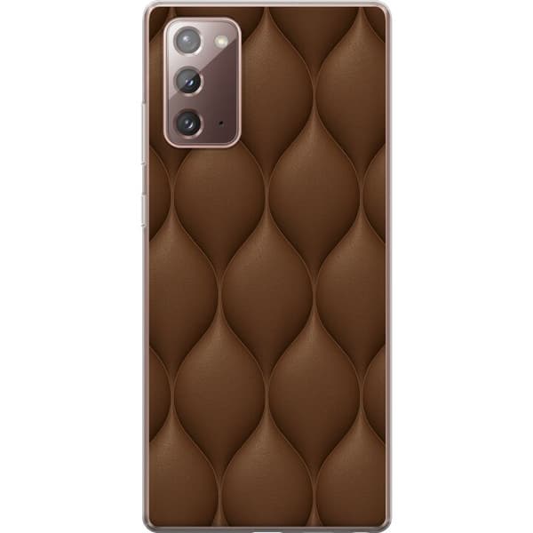 Samsung Galaxy Note20 Genomskinligt Skal Cocoa Scales