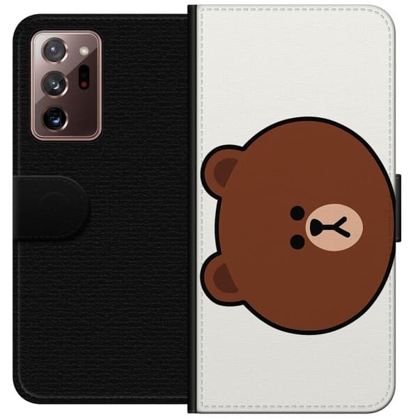Samsung Galaxy Note20 Ultra Lommeboketui line friends brown