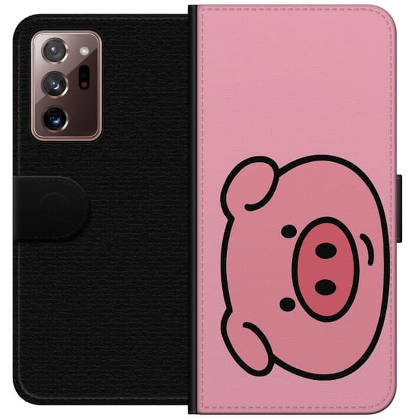 Samsung Galaxy Note20 Ultra Tegnebogsetui Kawaii Piggy