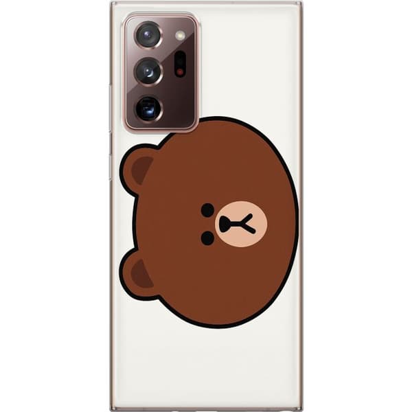 Samsung Galaxy Note20 Ultra Gennemsigtig cover line friends brown