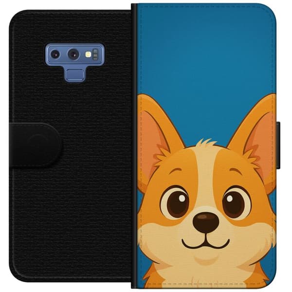 Samsung Galaxy Note9 Tegnebogsetui Hello Corgi