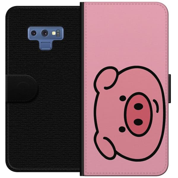 Samsung Galaxy Note9 Tegnebogsetui Kawaii Piggy