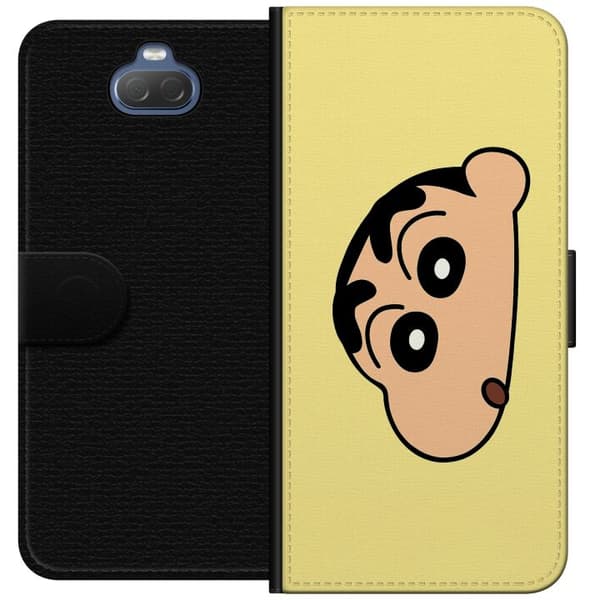 Sony Xperia 10 Lompakkokotelo Peeking Shinchan
