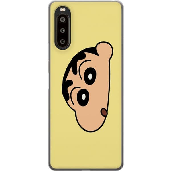 Sony Xperia 10 II Gennemsigtig cover Peeking Shinchan