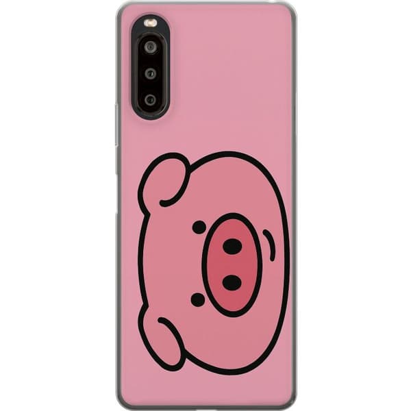 Sony Xperia 10 II Gjennomsiktig deksel Kawaii Piggy