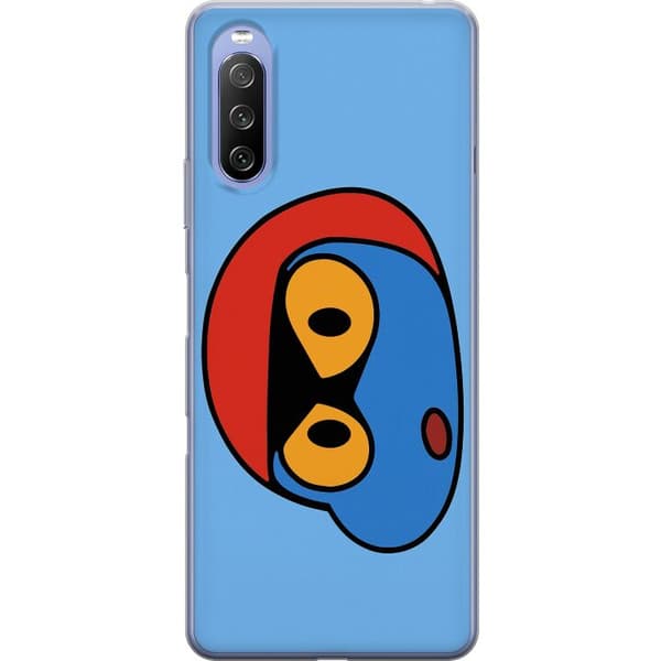 Sony Xperia 10 III Läpinäkyvä kuori Bold Bot Head