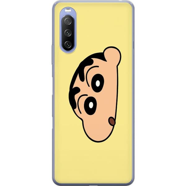 Sony Xperia 10 III Lite Gennemsigtig cover Peeking Shinchan