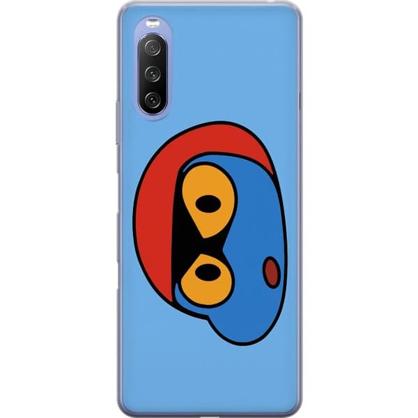 Sony Xperia 10 III Lite Gennemsigtig cover Bold Bot Head