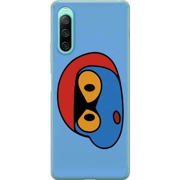 Sony Xperia 10 IV Läpinäkyvä kuori Bold Bot Head