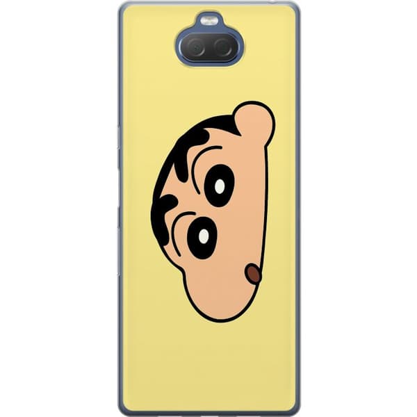 Sony Xperia 10 Plus Gennemsigtig cover Peeking Shinchan