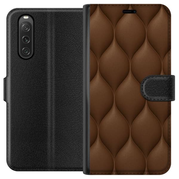 Sony Xperia 10 V Tegnebogsetui Kakaoskalaer