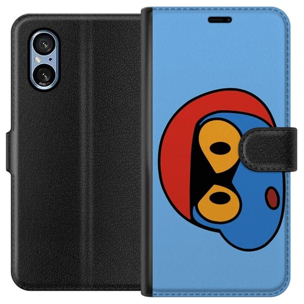 Sony Xperia 10 VI Lompakkokotelo Bold Bot Head