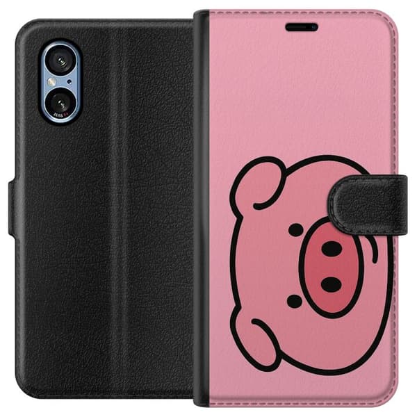 Sony Xperia 10 VI Lommeboketui Kawaii Piggy
