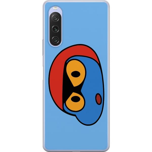 Sony Xperia 10 V Gjennomsiktig deksel Bold Bot Head