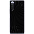 Miniatyrbild 1 av 3: Sony Xperia 10 V Genomskinligt Skal Black Waves