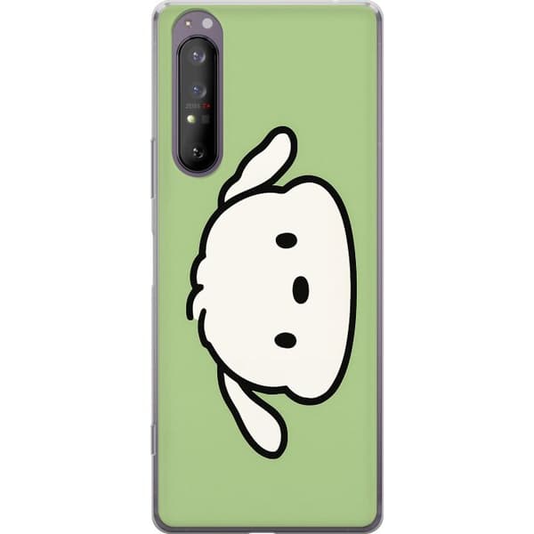 Sony Xperia 1 II Läpinäkyvä kuori Snoopy Flip