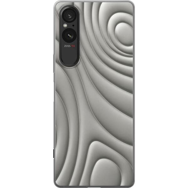 Sony Xperia 10 VI Läpinäkyvä kuori Hopea-aallot