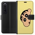 Miniatyrbild 1 av 3: Sony Xperia 1 III Plånboksfodral Peeking Shinchan