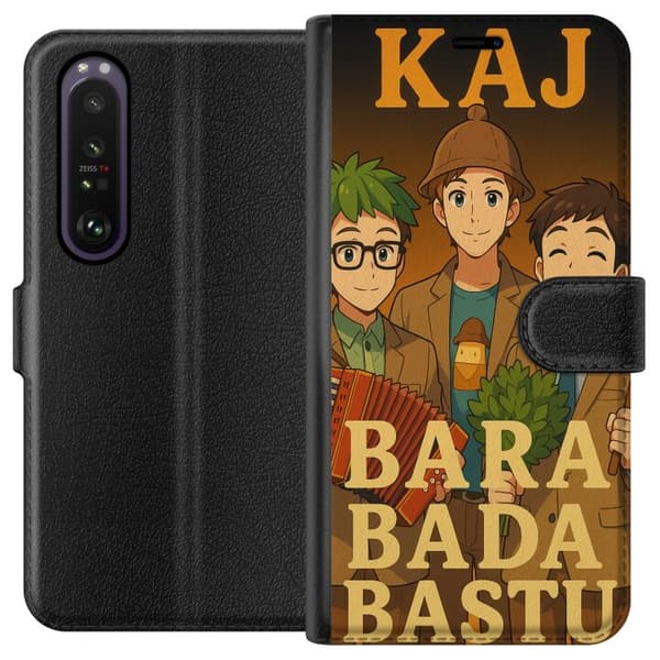 Sony Xperia 1 III Tegnebogsetui KAJ Bara kun bader i saunaen