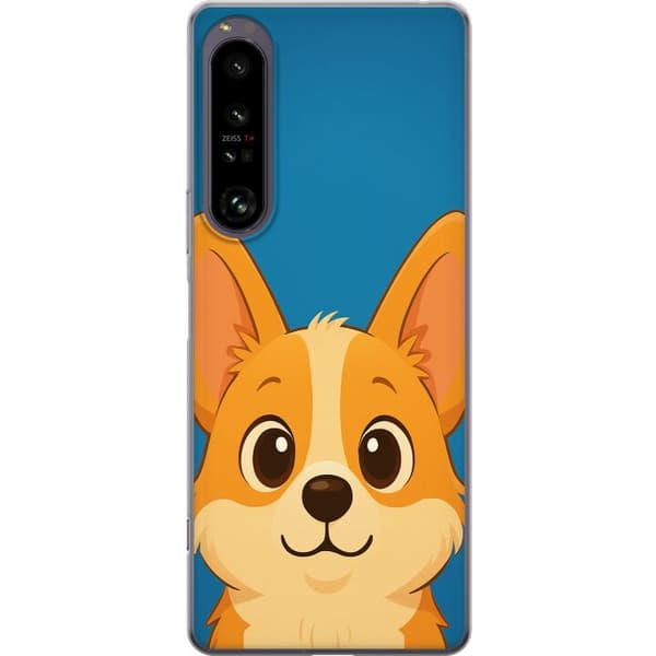 Sony Xperia 1 IV Läpinäkyvä kuori Hello Corgi