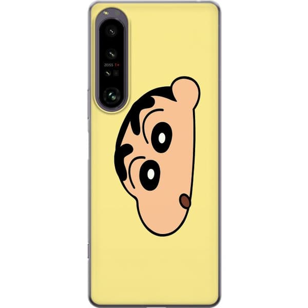 Sony Xperia 1 IV Läpinäkyvä kuori Peeking Shinchan