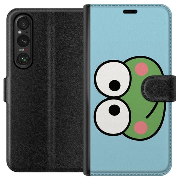 Sony Xperia 1 V Lompakkokotelo Keroppi Smile