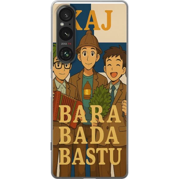 Sony Xperia 1 V Gjennomsiktig deksel Bare ta en badstu KAJ