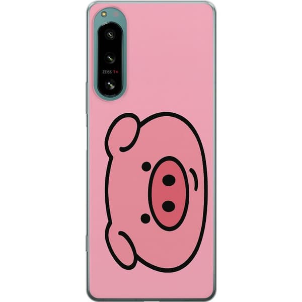 Sony Xperia 5 IV Läpinäkyvä kuori Kawaii Piggy