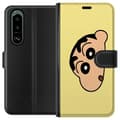 Pikkukuva 1 / 3: Sony Xperia 5 III Lompakkokotelo Peeking Shinchan